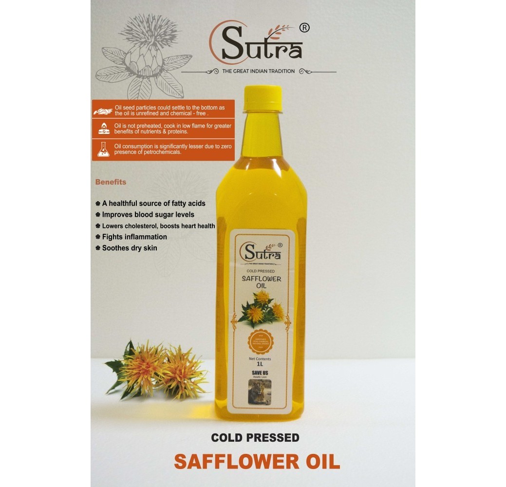 ಕುಸುಬೆ ಎಣ್ಣೆ/ Safflower cold pressed oil 1ltr